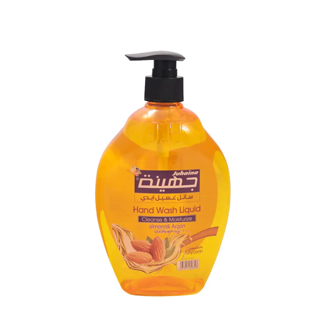 سائل غسيل الأيدي جهينة - بزيت اللوز والأرغان (Glycerin)